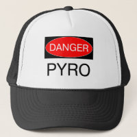 Perigo - saco engraçado Pyro da caneca do t-shirt