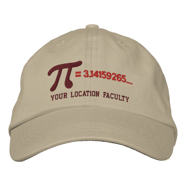 Boné Personalizable Pi Formula (Frente)