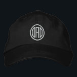 Boné Personalização da Tipografia Moderna Simples do pa<br><div class="desc">Pai Simples Tipografia Moderna Personalizada Boné Bordered Baseball apresenta o simples texto bordado "Pai". Perfeito como presente para pai para Dia de os pais,  Natal,  aniversário e muito mais. Criado pelo Evco Studio www.zazzle.com/store/evcostudio</div>