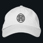 Boné Personalização da Tipografia Moderna Simples do pa<br><div class="desc">Pai Simples Tipografia Moderna Personalizada Boné Bordered Baseball apresenta o simples texto bordado "Pai". Perfeito como presente para pai para Dia de os pais,  Natal,  aniversário e muito mais. Criado pelo Evco Studio www.zazzle.com/store/evcostudio</div>