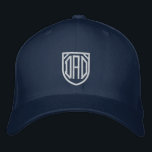 Boné Personalização da Tipografia Moderna Simples do pa<br><div class="desc">Pai Simples Tipografia Moderna Personalizada Boné Bordered Baseball apresenta o simples texto bordado "Pai". Perfeito como presente para pai para Dia de os pais,  Natal,  aniversário e muito mais. Criado pelo Evco Studio www.zazzle.com/store/evcostudio</div>