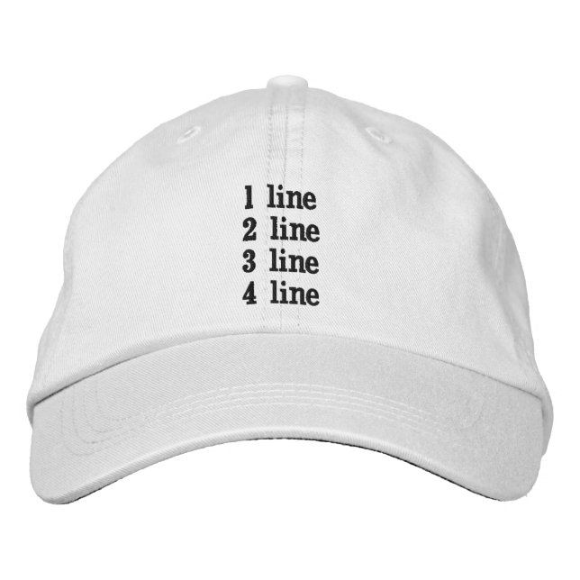 Boné Personalizado Ajustável Faça Você Mesmo (Frente)