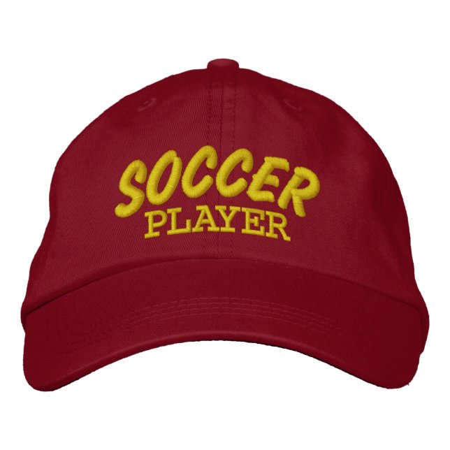 Boné Personalizado Bordado para Jogadores de Futeb (Frente)