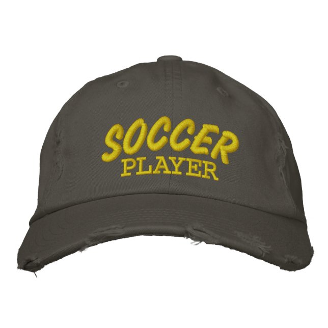 Boné Personalizado Bordado para Jogadores de Futeb (Frente)