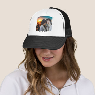 Boné Personalizado com Texto e Foto | Boné Trucker