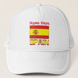 Boné Personalizado da Bandeira da Espanha para Cam