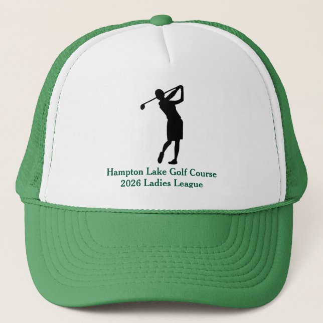 Boné Personalizado da Liga de Golfe Feminina (Frente)