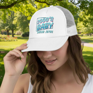 Boné Personalizado de Caminhoneiro Bebê Retro Anos