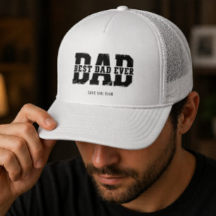 Boné Personalizado de Caminhoneiro Melhor Pai do M
