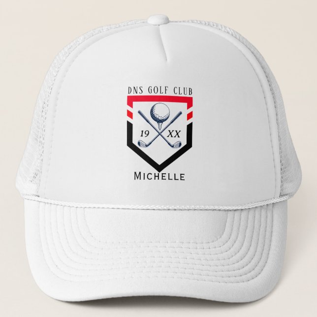 Boné Personalizado de Golfe Classic Trucker (Frente)