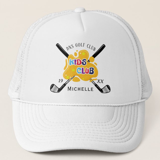 Boné Personalizado de Golfe Classic Trucker (Frente)
