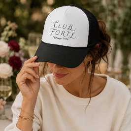 Boné Personalizado de Motorista Club Forty
