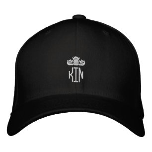 Boné Personalizado Flexfit Lã Preto Rei Texto