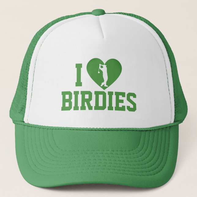 Boné Personalizado 'I Love Birdie' - Chapéu de Pai de G (Frente)