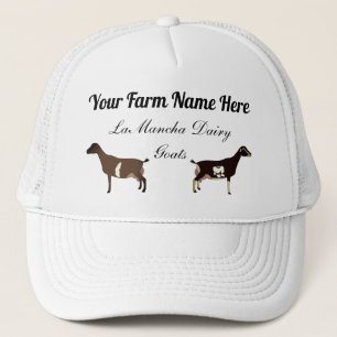 Boné Personalizado Oberhasli Dairy Goats