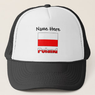 Boné Personalizado Polônia e Bandeira Polonesa