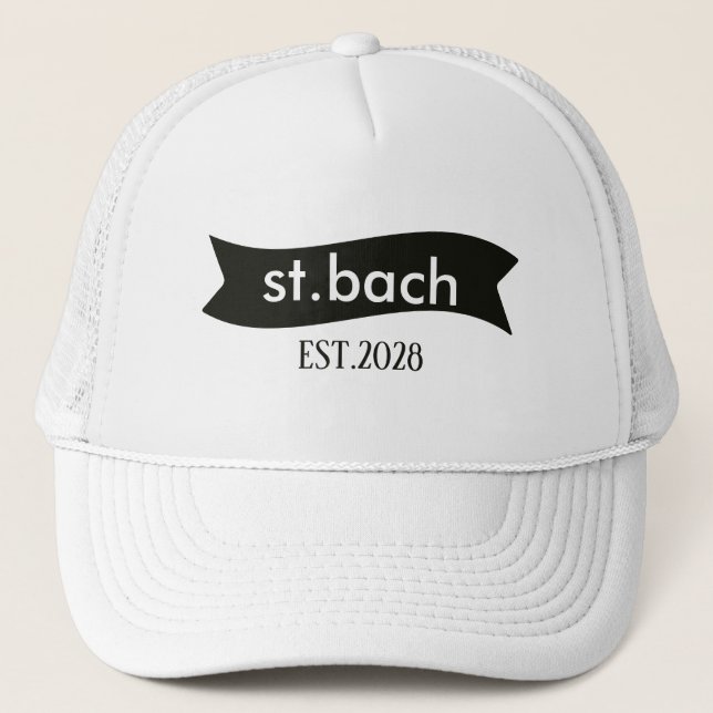 Boné Personalizado Seu Próprio logotipo E Texto Moderno (Frente)