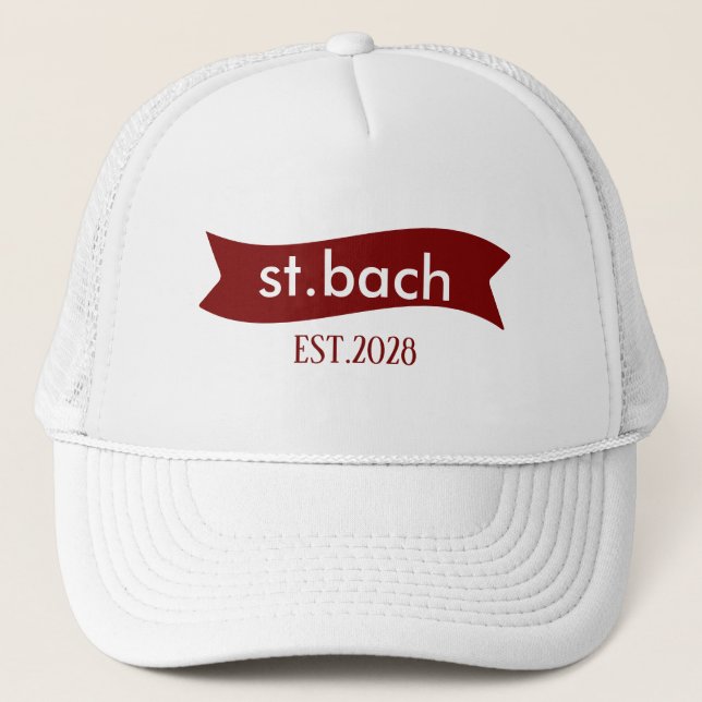 Boné Personalizado Seu Próprio logotipo E Texto Moderno (Frente)