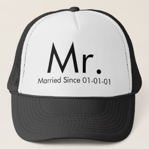 Boné Personalizado Sr. Recem casados Groom Hat