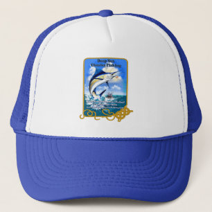 Boné Personalizar Barco de Pesca Esportiva Oceânica Neg