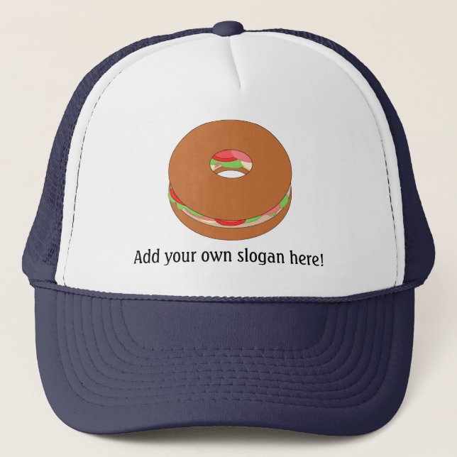 Boné Personalizar este gráfico Bagel (Frente)