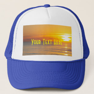 Boné Personalizar Imagem Real do Sol Imagem Seu Texto A