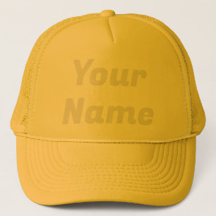 Boné PERSONALIZÁVEL amarelo