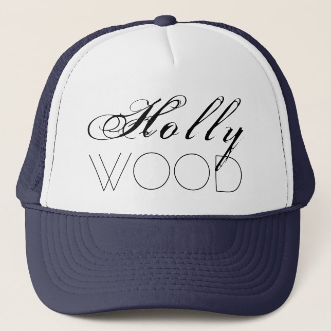 Boné Personalizável do chic de Hollywood (Frente)