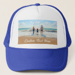 Boné Personalize seu chapéu de caminhoneiro de fotos fa<br><div class="desc">Chapéus de Fotografia e Texto Personalizados - Único seu próprio Design - Família Personalizada/Amigos ou Trucker Hat / Gift - Adicione seu Texto e Foto - Redimensionar e mover elementos com a ferramenta Personalização! Escolha fonte / tamanho / cor! Boa Sorte - Seja Feliz :)</div>