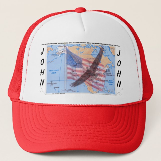 BONÉ PERSONALIZE SEU CHAPÉU DE EAGLE (Frente)