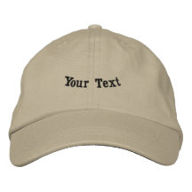 Personalize Seu Texto Em Negrito Bordado-Chapéu St