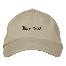 Boné Personalize Seu Texto Em Negrito Bordado-Chapéu St