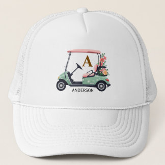 Boné Personalized Folar Golf Club Name Trucker Hat 