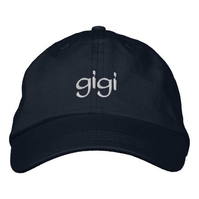 Boné Personalized "Gigi" Embroidered Ball Cap (Frente)
