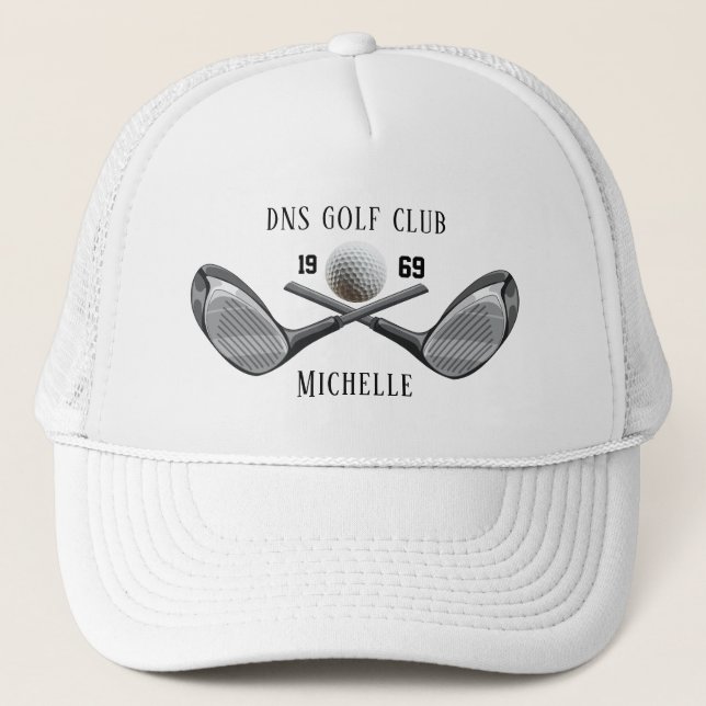 Boné Personalized Golf Club Name Classic (Frente)