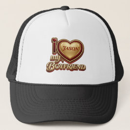 Boné Personalized I Love My Boyfriend Custom Name