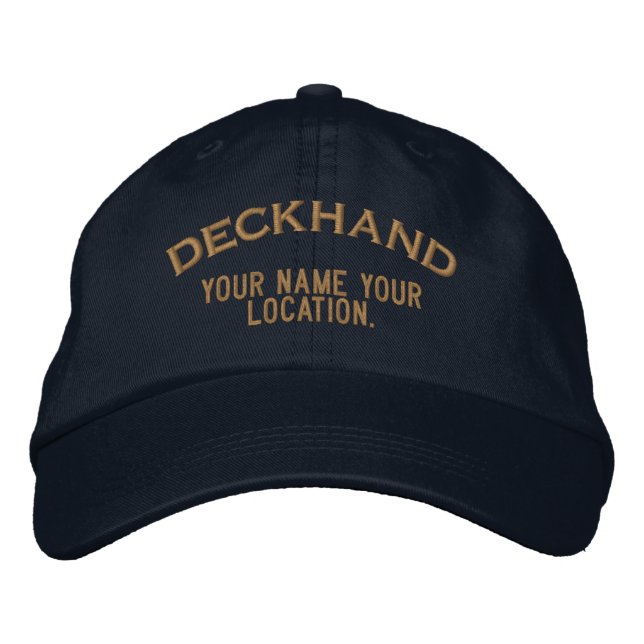 Boné Personalized Sea Deckhand Hat (Frente)