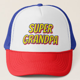 Boné Personalized Super Grandpa, Superhero Father's Day