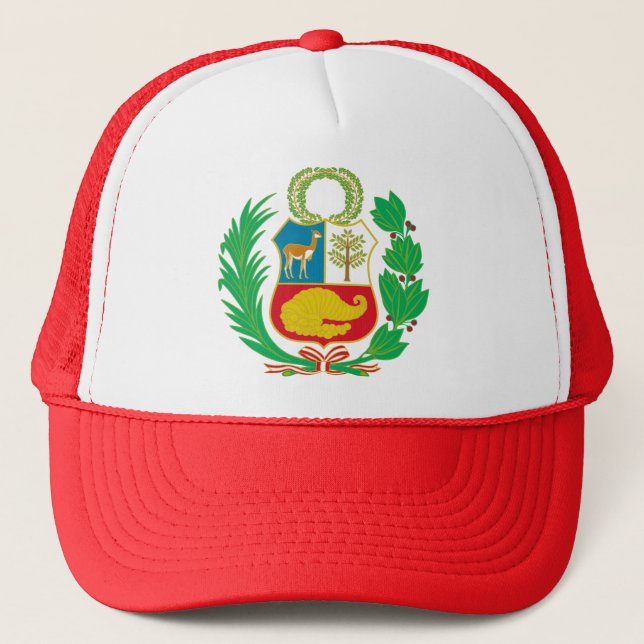 Boné Peru - escudo Nacional (emblema nacional) (Frente)