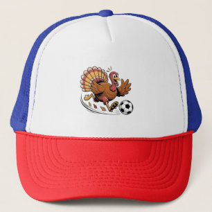 Boné Peru jogando futebol Dia de Ação de Gracias amante