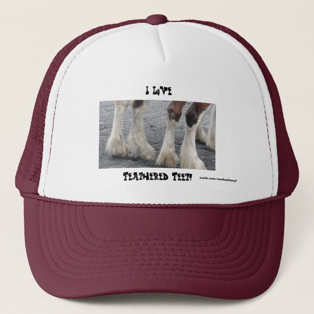 Boné Pés com penas (Frente)