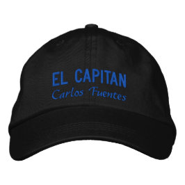 Boné Pesca Azul espanhola personalizada El Capitan