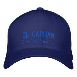 Boné Pesca Azul espanhola personalizada El Capitan