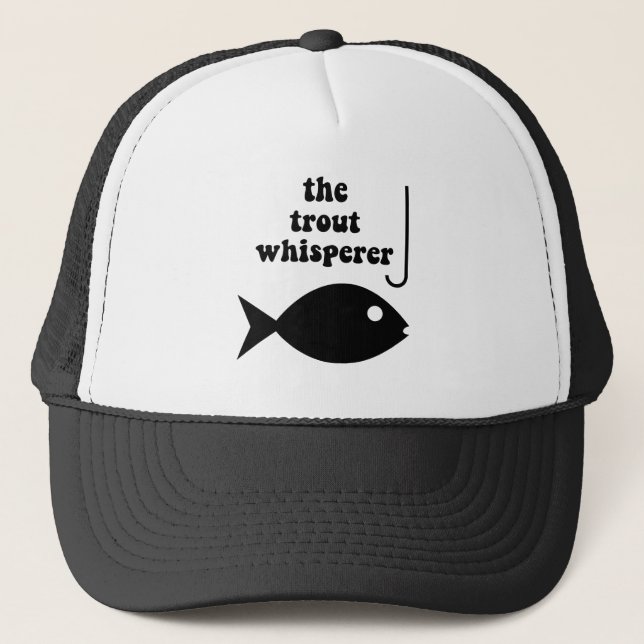 Boné pesca do whisperer da truta (Frente)