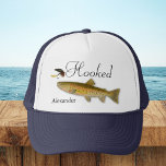 Boné Pescadores de Cara voadora Chapéus de pesca<br><div class="desc">Os Pescadores "Vestidos" Voam Aquarela. Os chapéus de Cara de Voo Personalizados são presentes de excelente para homens,  mulheres e crianças (e você também,  é claro!).</div>
