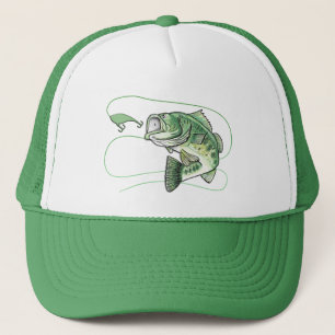 Boné Pescando Bigmouth Bass