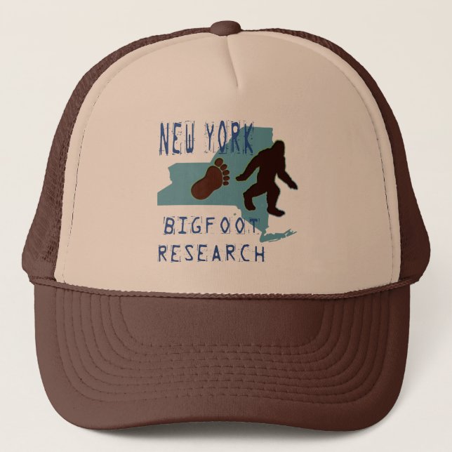 Boné Pesquisa de New York Bigfoot (Frente)