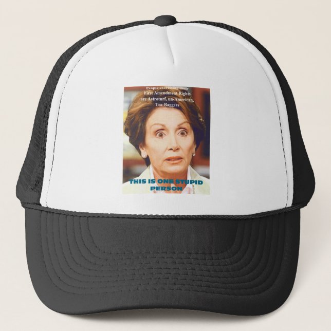 BONÉ PESSOA ESTÚPIDA DE NANCY PELOSI- UM (Frente)