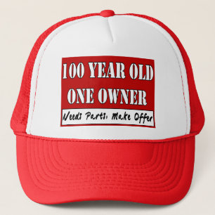 Boné Pessoas de 100 anos, um proprietário - as peças