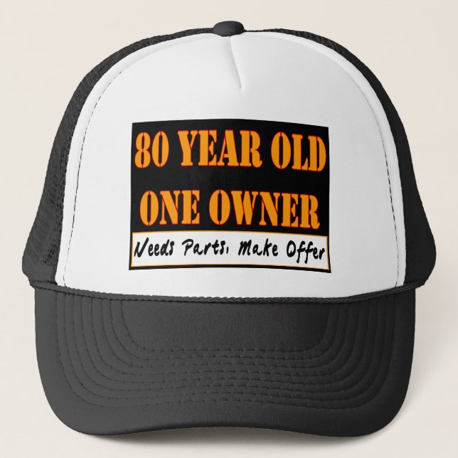 Boné Pessoas de 80 anos, um proprietário - as peças das (Frente)